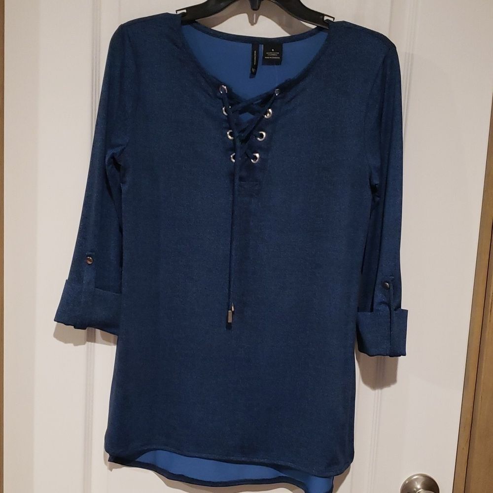 New Directions small blouse 3/4 sleeve
